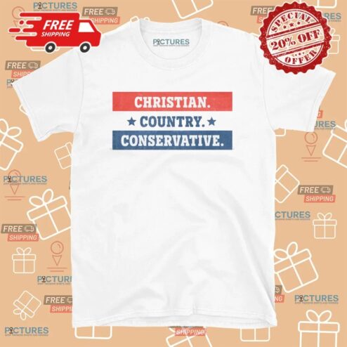 Patriotic Christian Country Conservative Proud Americans T Shirt