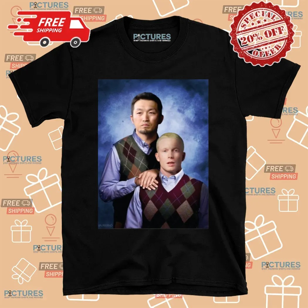 Pceiya Pete Crow-armstrong And Seiya Suzuki Step Brothers Parody T Shirt