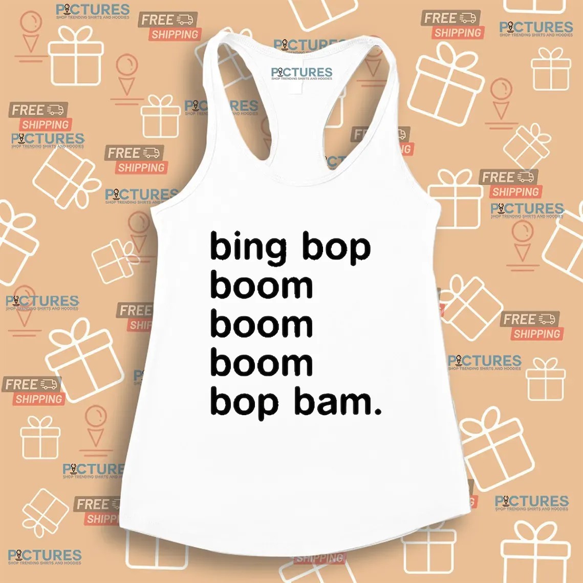Peekaboo Lyrics Bing Bop Boom Boom Boom Bop Bam T Shirt