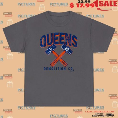 Pete Alonso and Brandon Nimmo Queens Demolition Co T Shirt