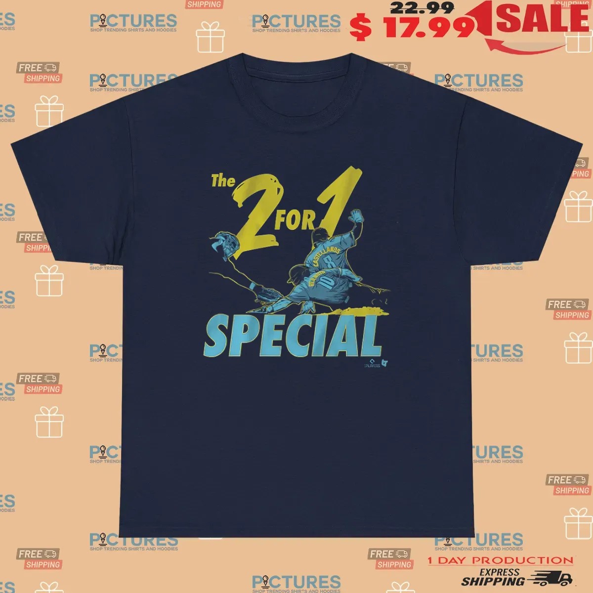 Philadelphia Phillies J.T. Realmuto and Nick Castellanos The 2 For 1 Special T Shirt Philadelphia Phillies J.T. Realmuto and Nick Castellanos The 2 For 1 Special T Shirt