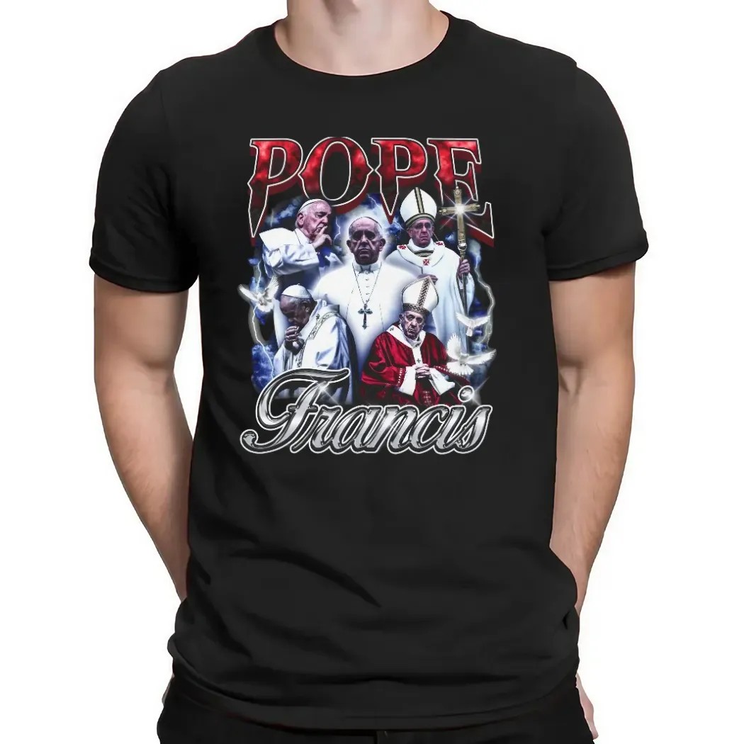 Pope Francis Vintage Bootleg T Shirt
