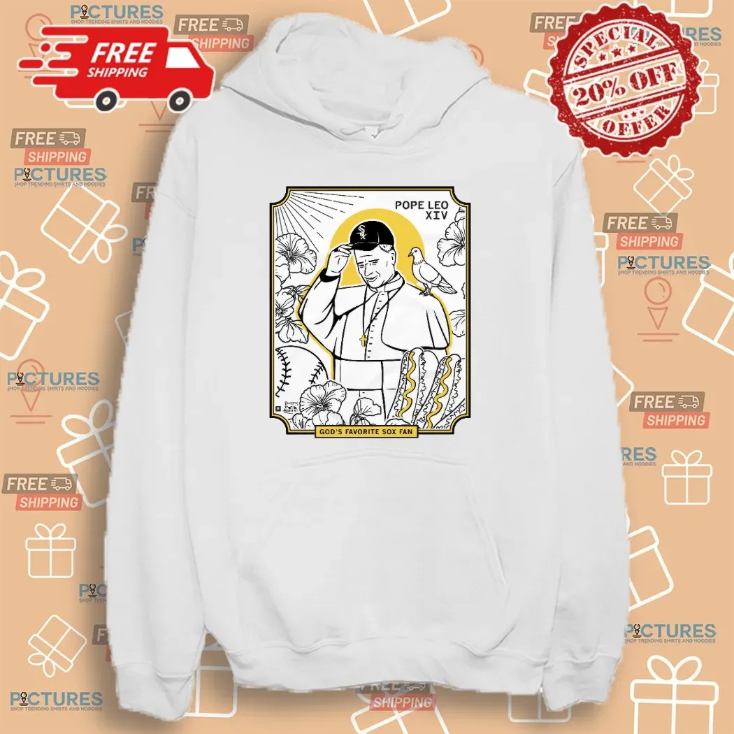 Pope Leo XIV God's Favorite Sox Baseball Fan T Shirt