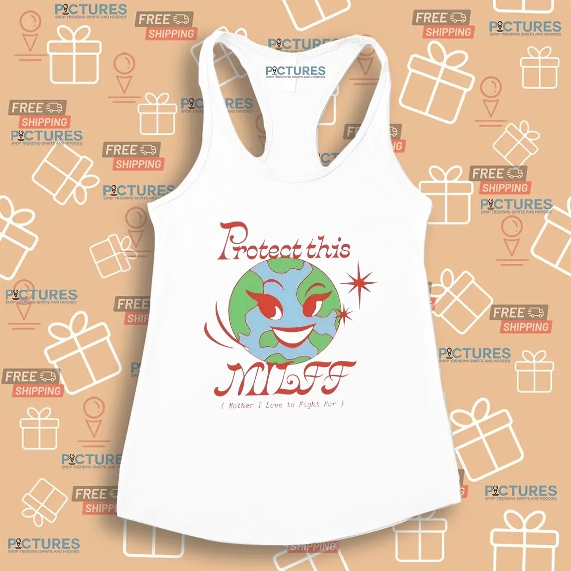 Protect This Earth Milff Mother I Love To Fight For Eco-friendly T Shirt