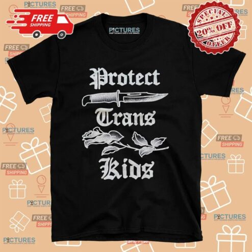 Protect Trans Kids Ka-bar Knife T Shirt