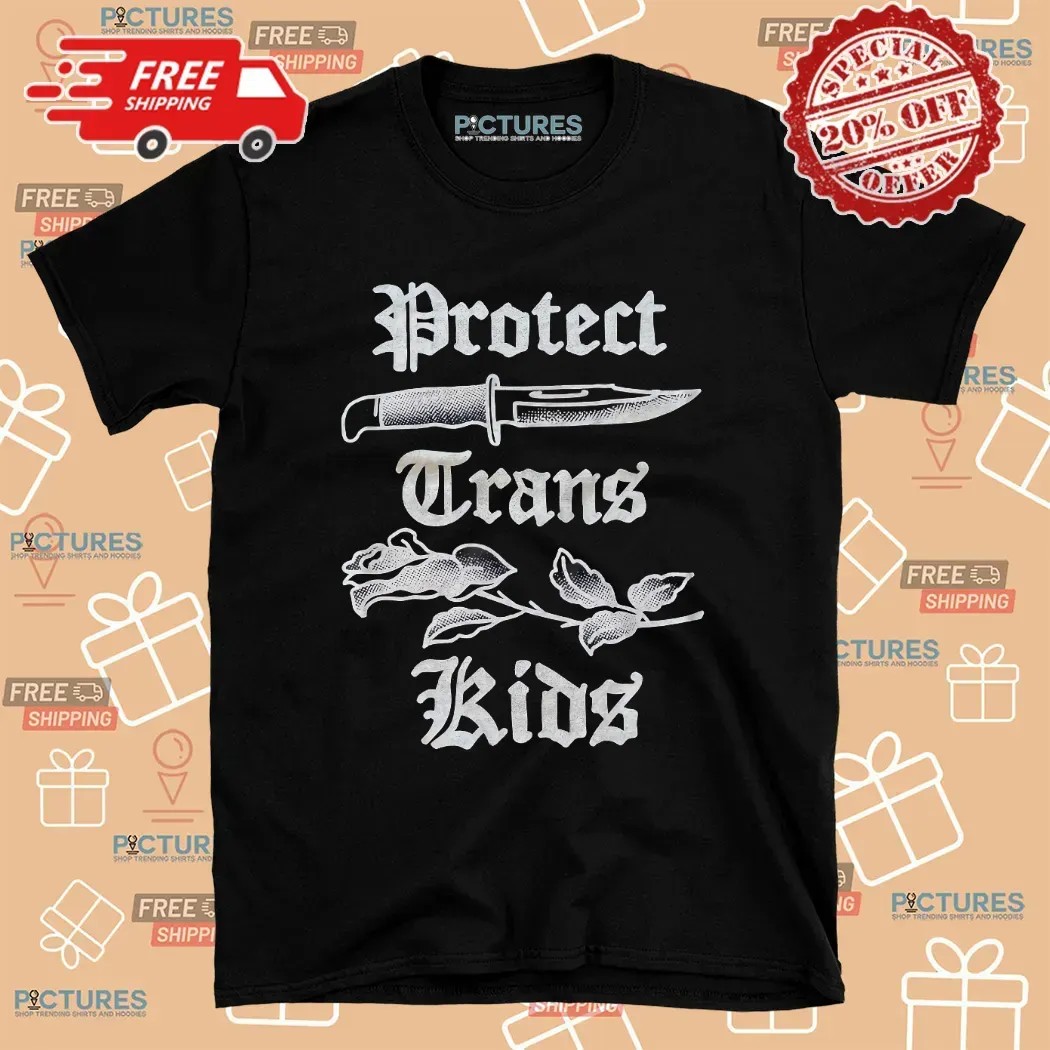 Protect Trans Kids Ka-bar Knife T Shirt