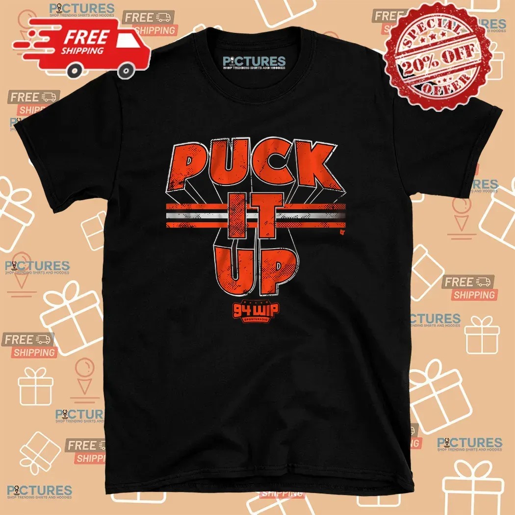 Puck It Up 94WIP Sports Radio Graphic T Shirt