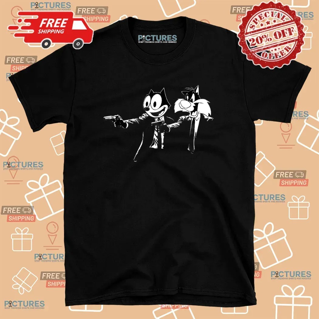 Pulp Kitties Pulp Fiction Parody T Shirt Pulp Kitties Pulp Fiction Parody T Shirt