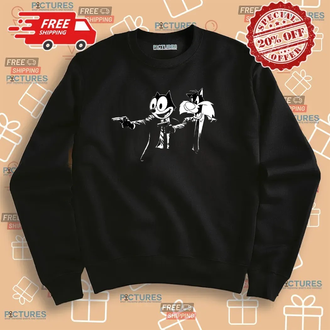 Pulp Kitties Pulp Fiction Parody T Shirt Pulp Kitties Pulp Fiction Parody T Shirt