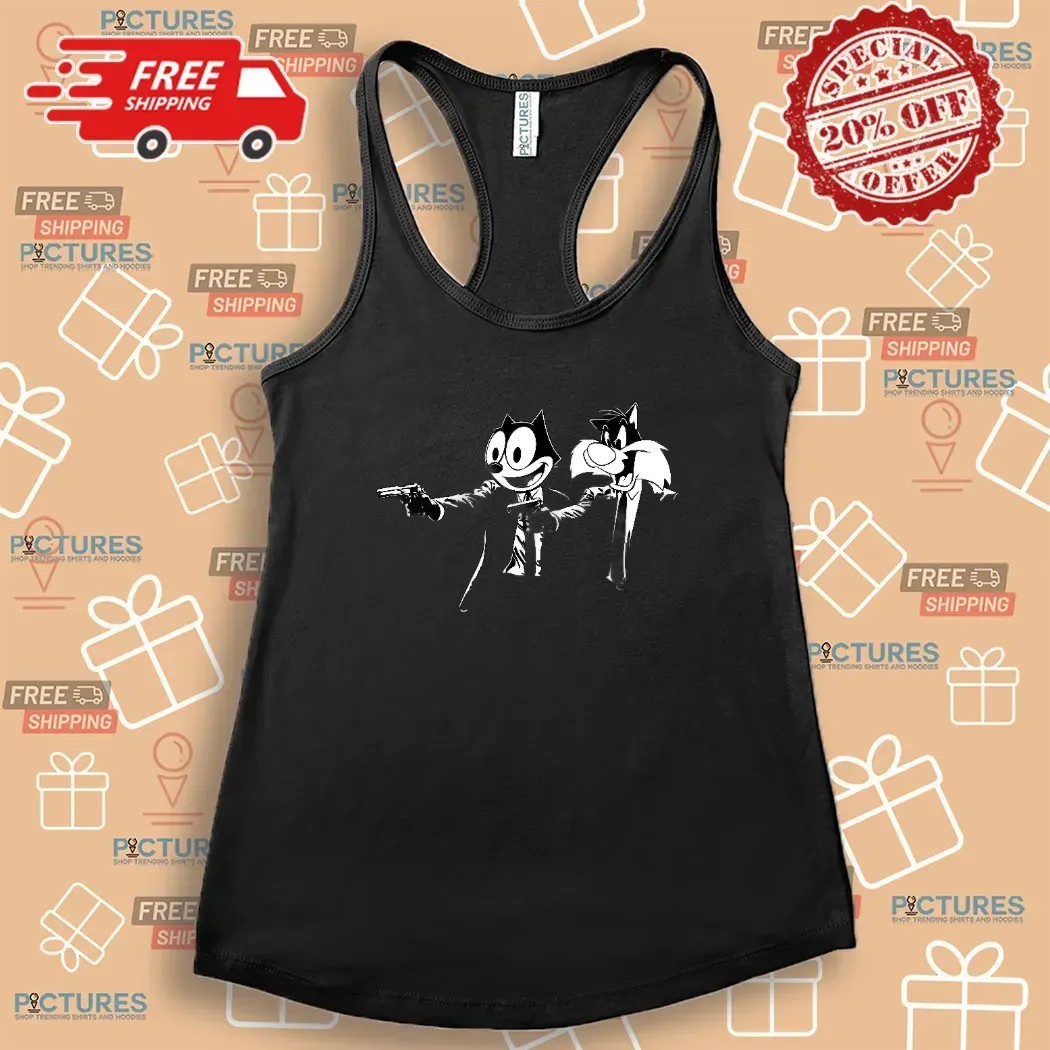 Pulp Kitties Pulp Fiction Parody T Shirt Pulp Kitties Pulp Fiction Parody T Shirt