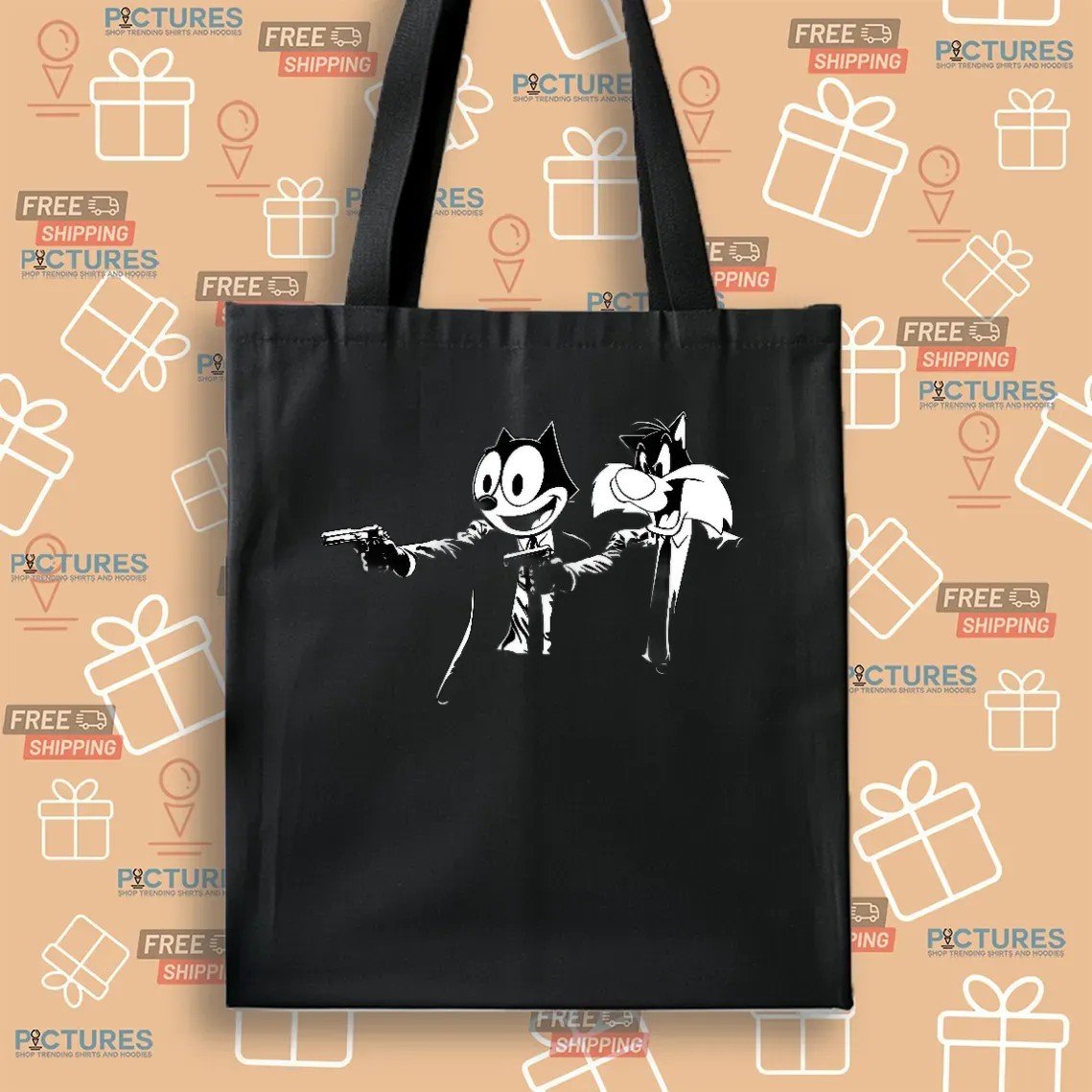 Pulp Kitties Pulp Fiction Parody T Shirt Pulp Kitties Pulp Fiction Parody T Shirt