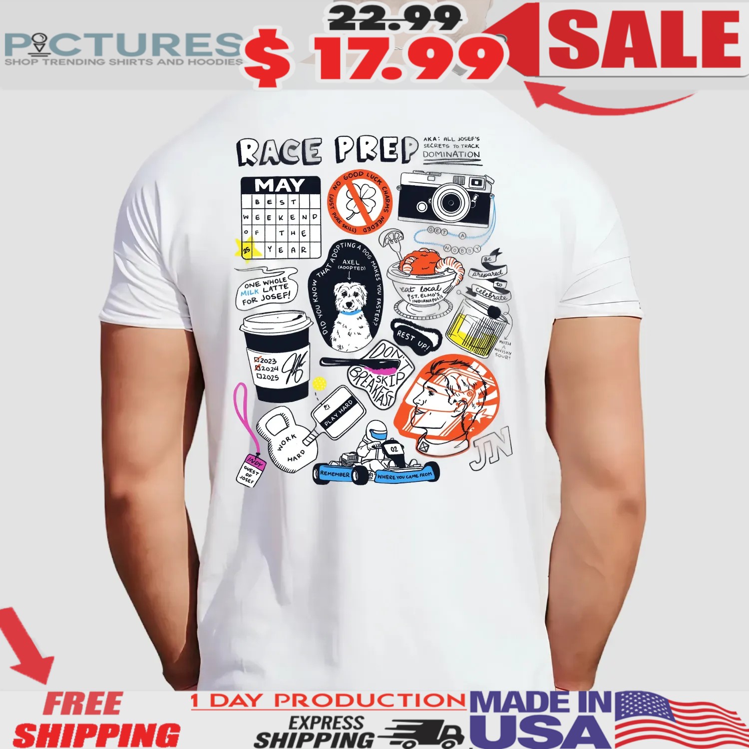 Race Prep Josef’s Winning Formula T Shirt