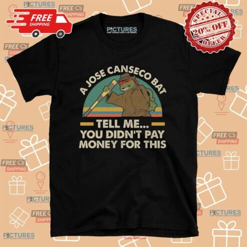 Raphael Teenage Mutant Ninja Turtles A Jose Canseco Bat Tell Me You Didn’t Pay Money For This Vintage T Shirt