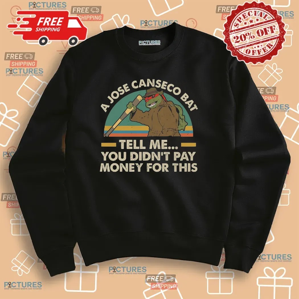Raphael Teenage Mutant Ninja Turtles A Jose Canseco Bat Tell Me You Didn’t Pay Money For This Vintage T Shirt