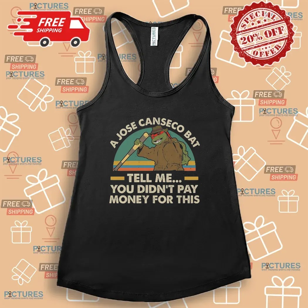 Raphael Teenage Mutant Ninja Turtles A Jose Canseco Bat Tell Me You Didn’t Pay Money For This Vintage T Shirt