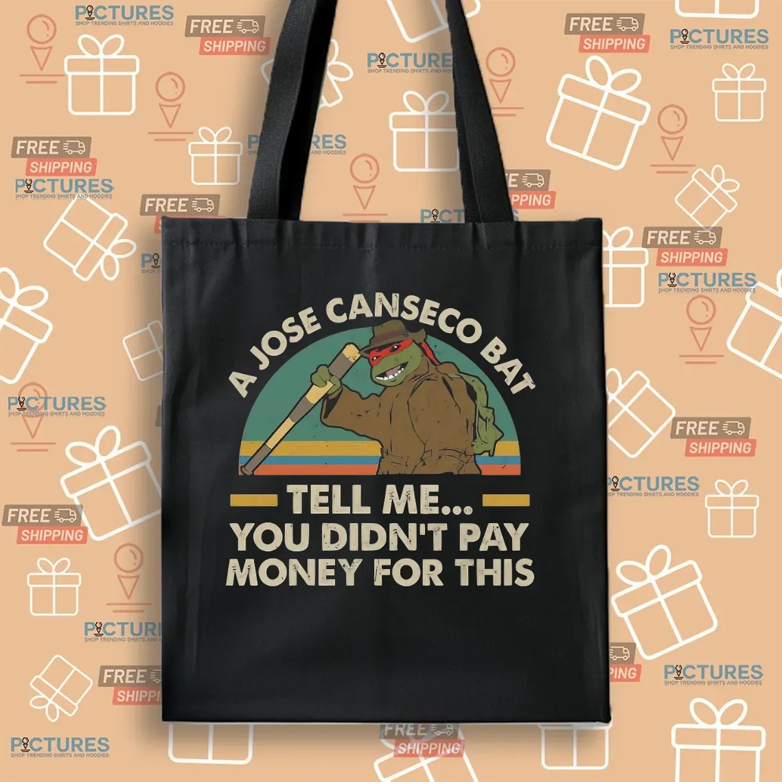 Raphael Teenage Mutant Ninja Turtles A Jose Canseco Bat Tell Me You Didn’t Pay Money For This Vintage T Shirt