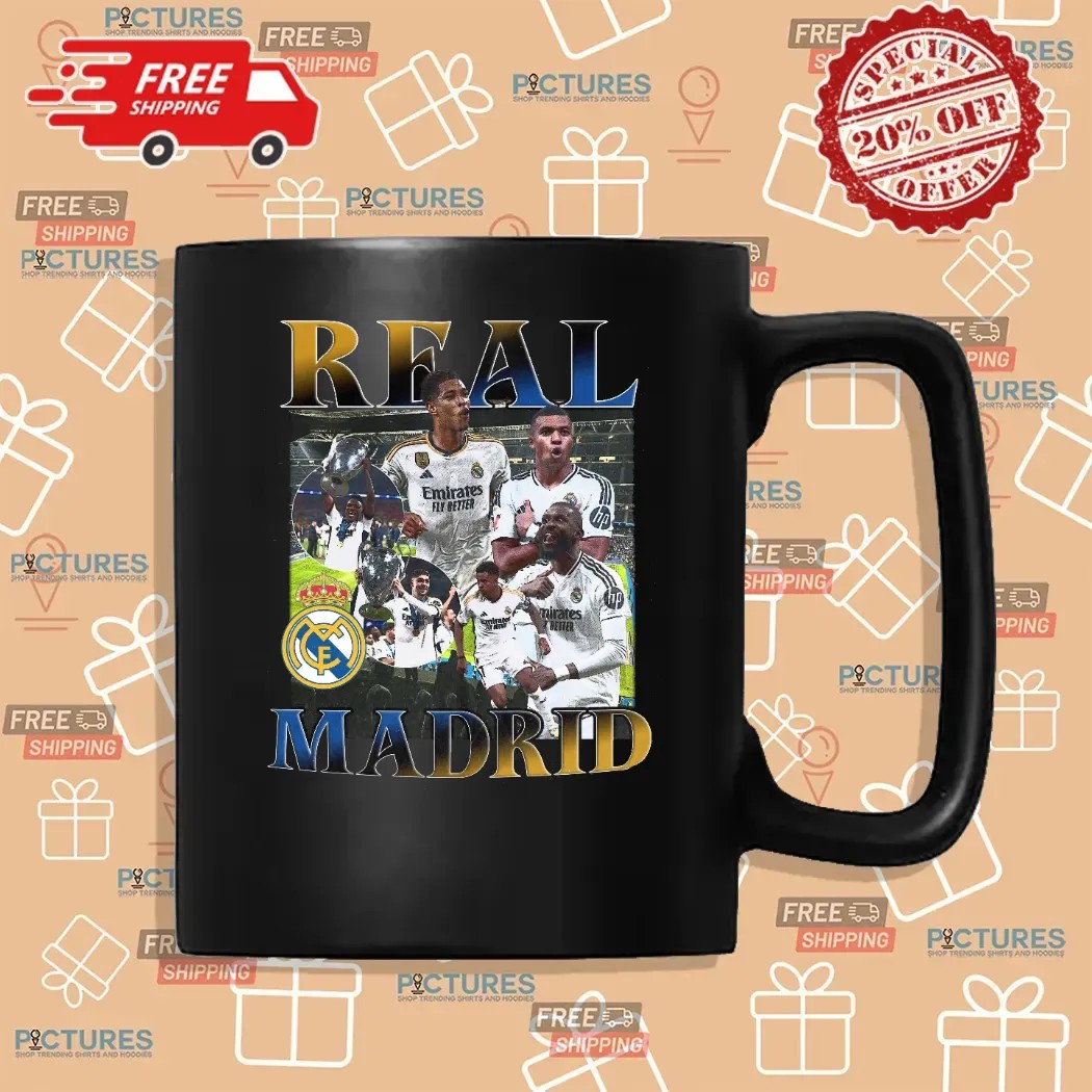 Real Madrid Champions Vintage Bootleg T Shirt