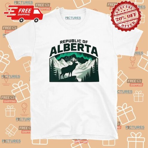Republic of Alberta Western Canada Independence T Shirt