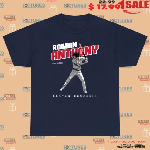 Roman Anthony Player Boston Red Sox Baseball T Shirt