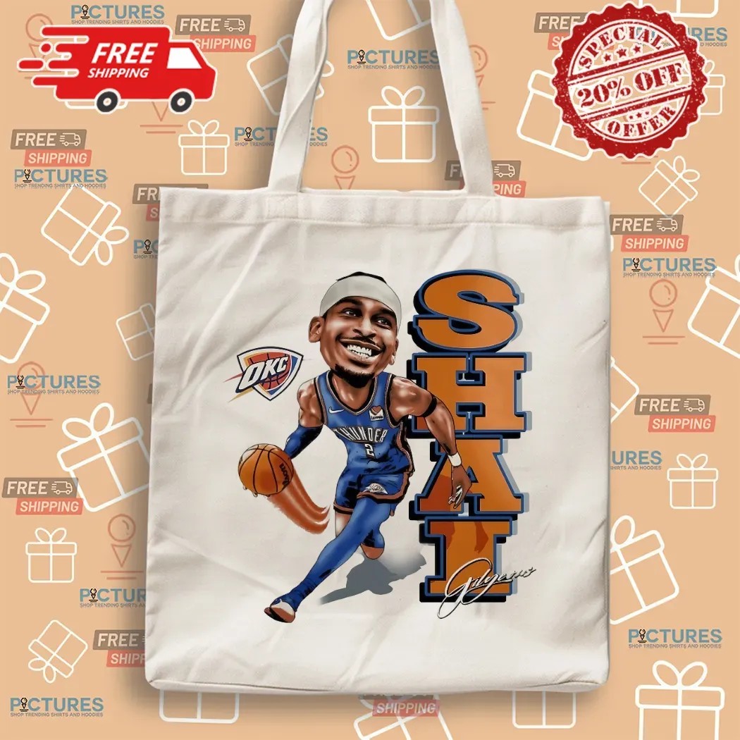 SGA Shai Gilgeous-Alexander Caricature Thunder The 2025 NBA Finals MVP T Shirt
