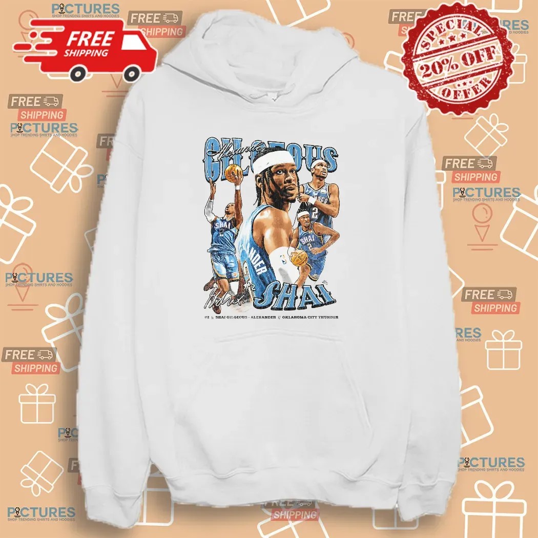SGA Shai Gilgeous-Alexander Oklahoma City Thunder Vintage Bootleg T Shirt