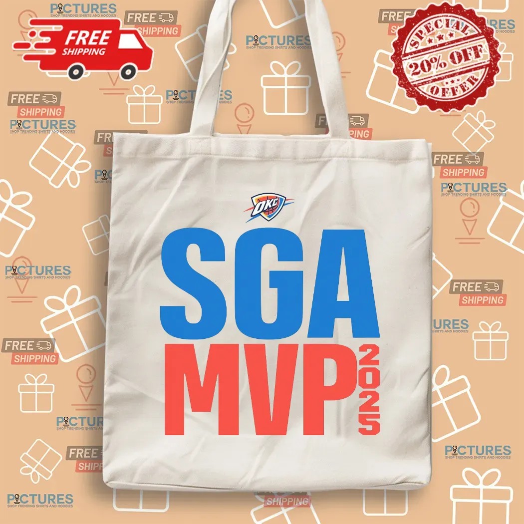 SGA Shai Gilgeous Alexander OKC Thunder 2025 NBA MVP Text T Shirt