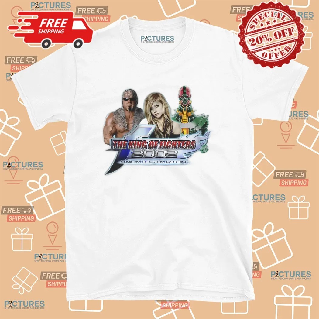 Scott Steiner Avril Lavigne Jinzo The King of Fighters 2002 Unlimited Match T Shirt