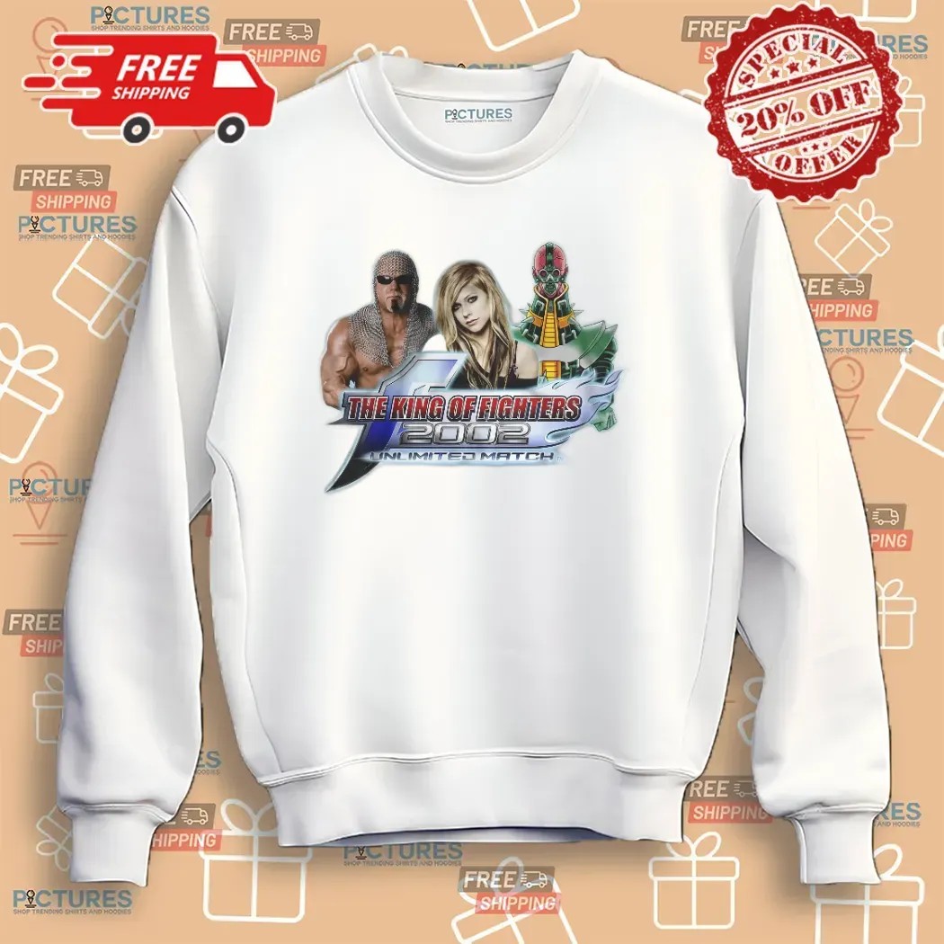 Scott Steiner Avril Lavigne Jinzo The King of Fighters 2002 Unlimited Match T Shirt