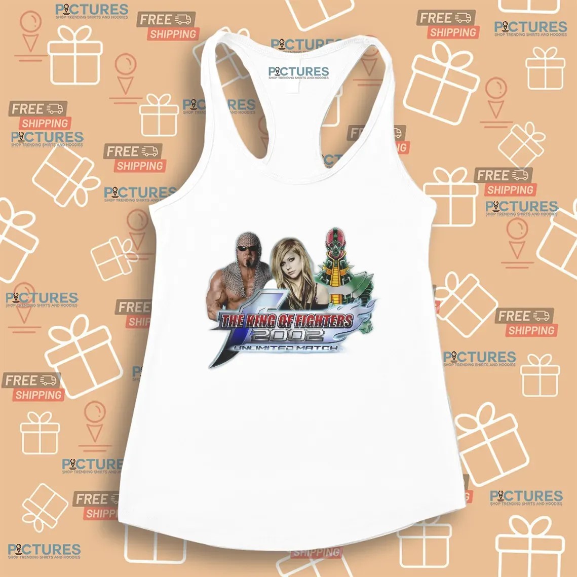 Scott Steiner Avril Lavigne Jinzo The King of Fighters 2002 Unlimited Match T Shirt