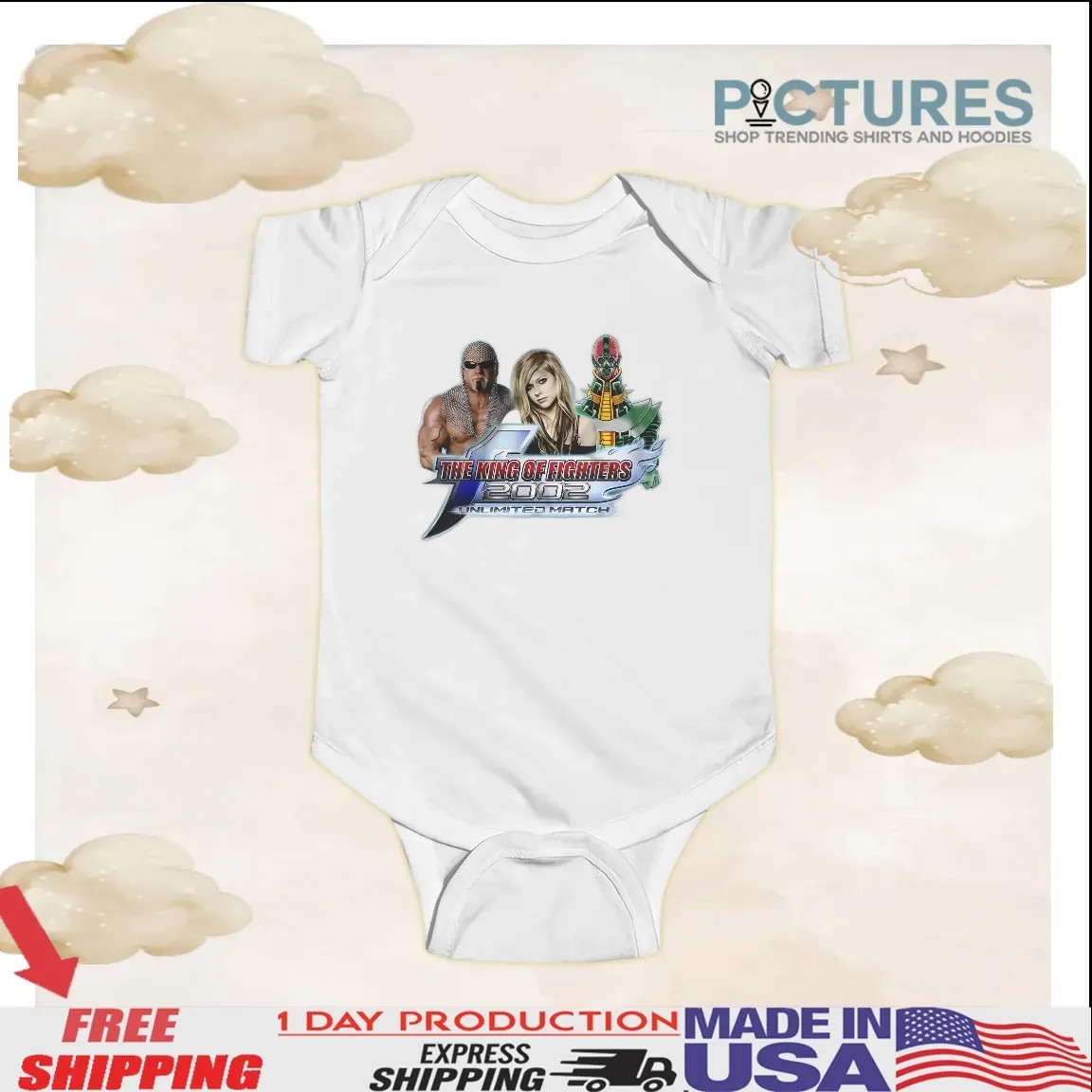 Scott Steiner Avril Lavigne Jinzo The King of Fighters 2002 Unlimited Match T Shirt