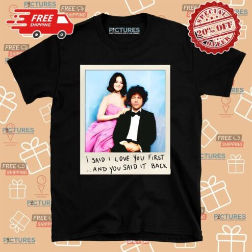 Selena Gomez And You Said It Back Love Polaroid T Shirt