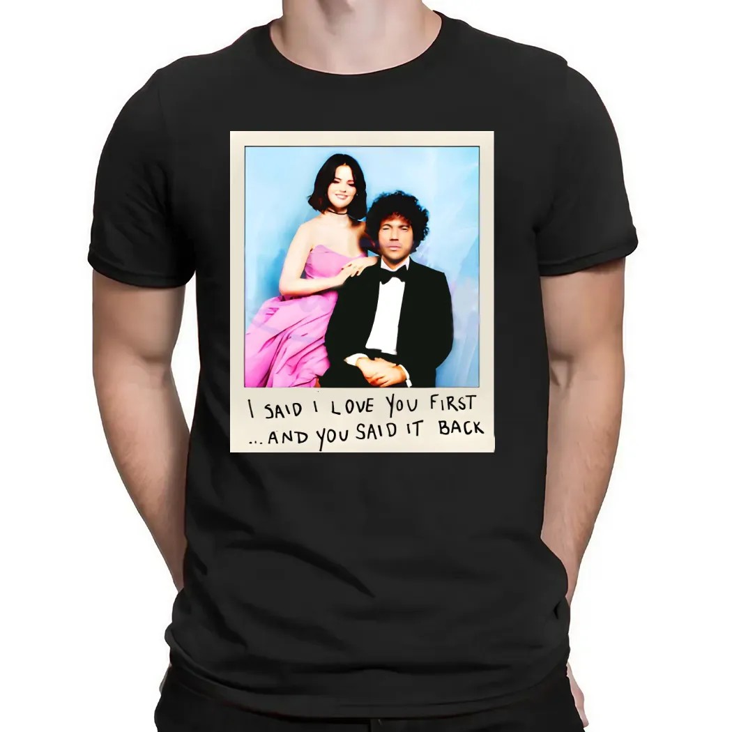 Selena Gomez And You Said It Back Love Polaroid T Shirt