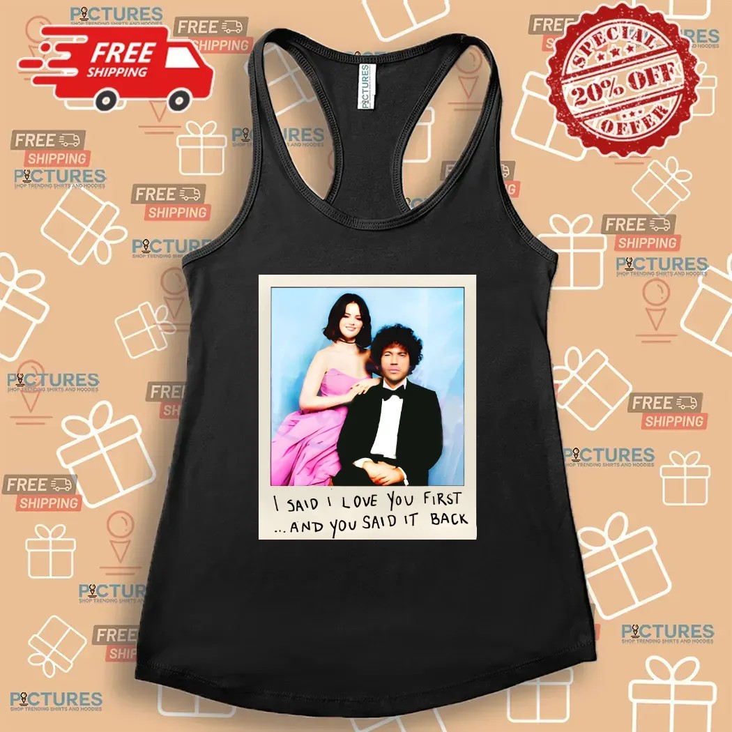 Selena Gomez And You Said It Back Love Polaroid T Shirt