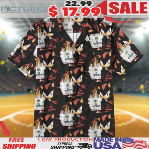 Shadow The Hedgehog Marlboro Shirt