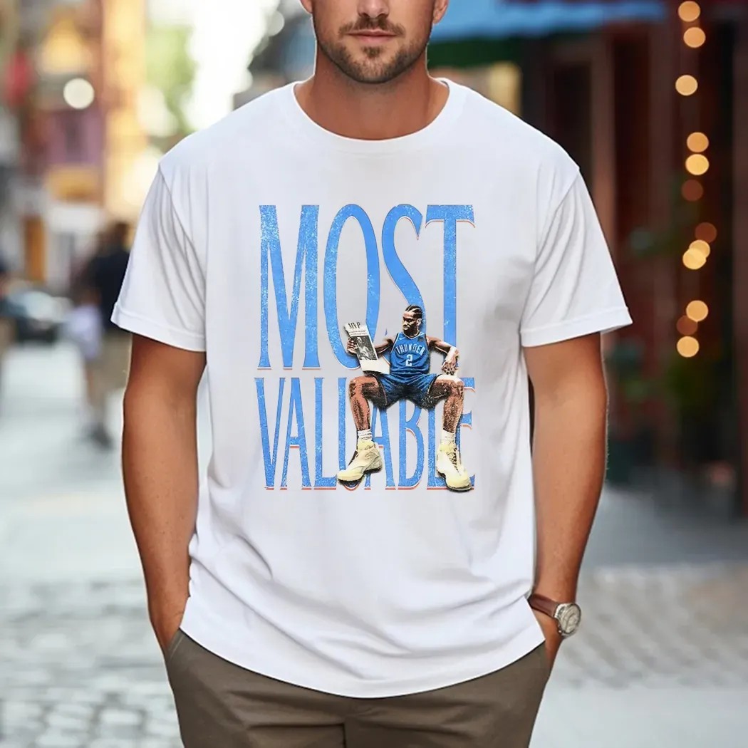 Shai Gilgeous-Alexander SGA Most Valuable OKC The 2025 NBA Finals MVP T Shirt