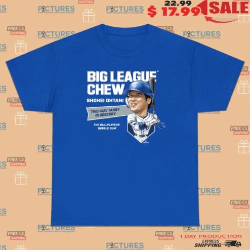 Shohei Ohtani Big League Chew Two-way Tangy Blueberry The Ballplayers’ Bubble Gum’ T Shirt