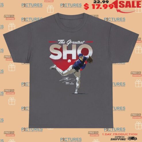 Shohei Ohtani Los Angeles Dodgers The Greatest Sho Bold Signature T Shirt