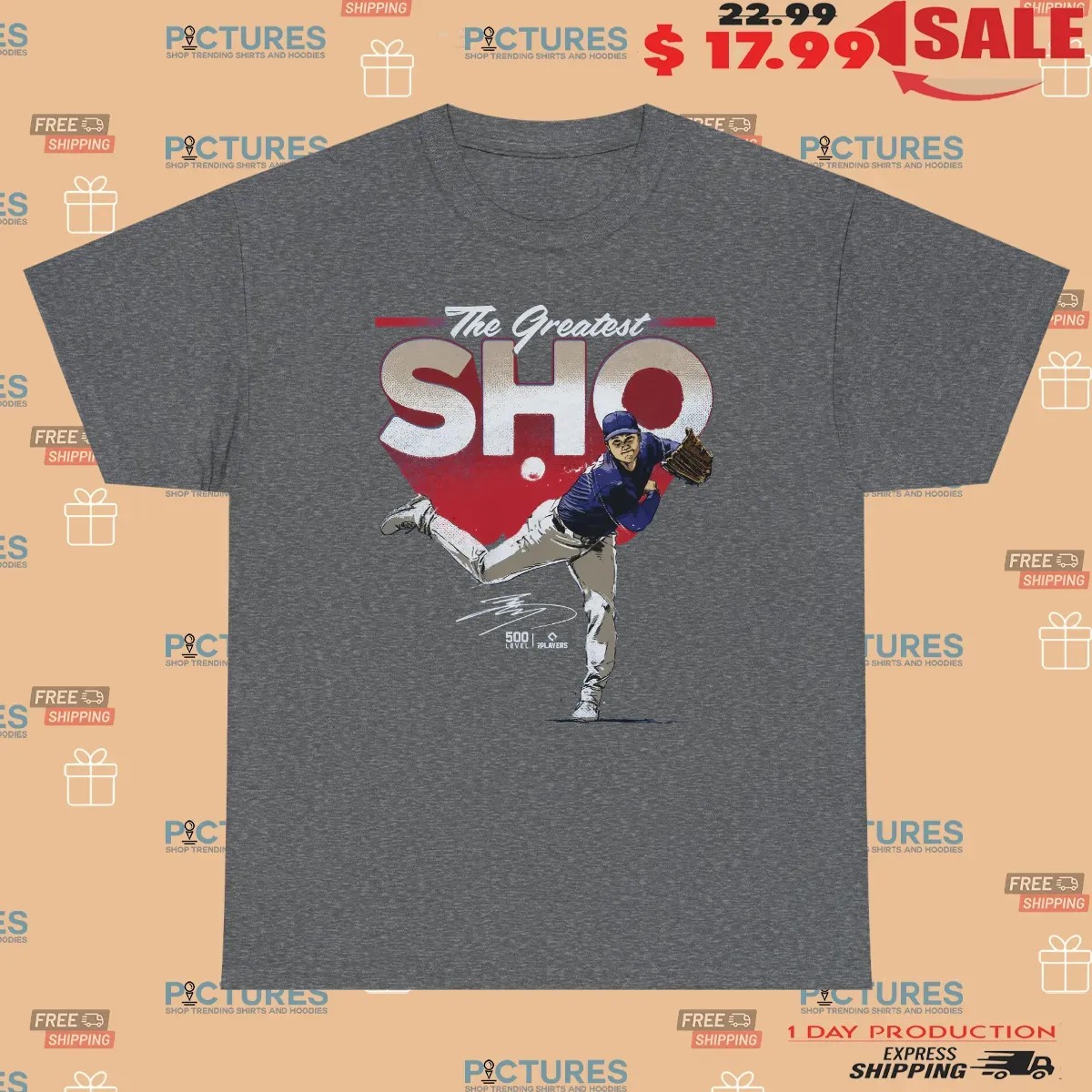 Shohei Ohtani Los Angeles Dodgers The Greatest Sho Bold Signature T Shirt