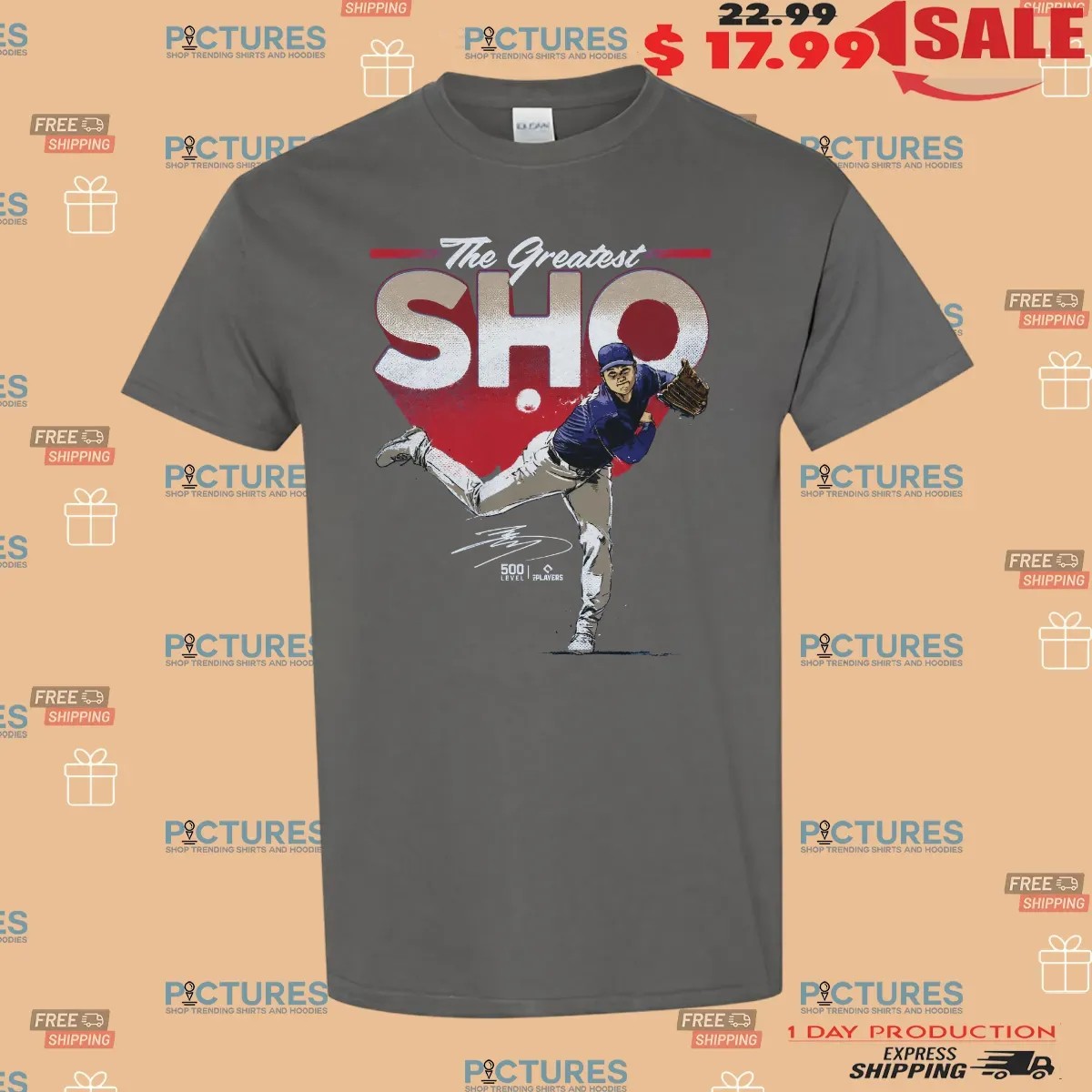 Shohei Ohtani Los Angeles Dodgers The Greatest Sho Bold Signature T Shirt
