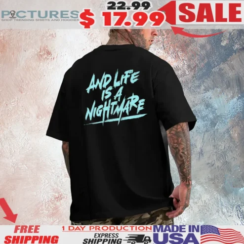 Simple Plan I'm Just An Adult NotA Kid And Life Is A Nightmare T Shirt