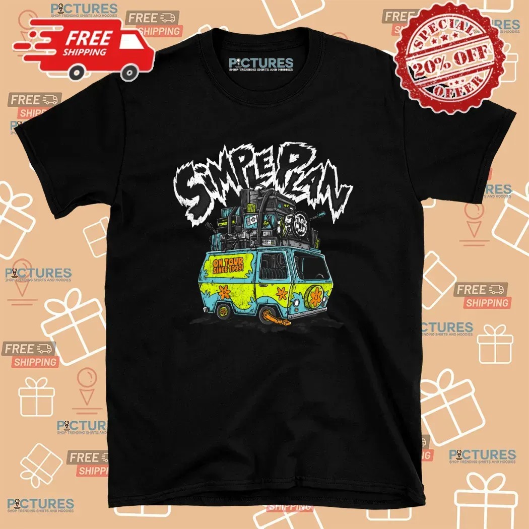 Simple Plan Band In Van Tour T Shirt