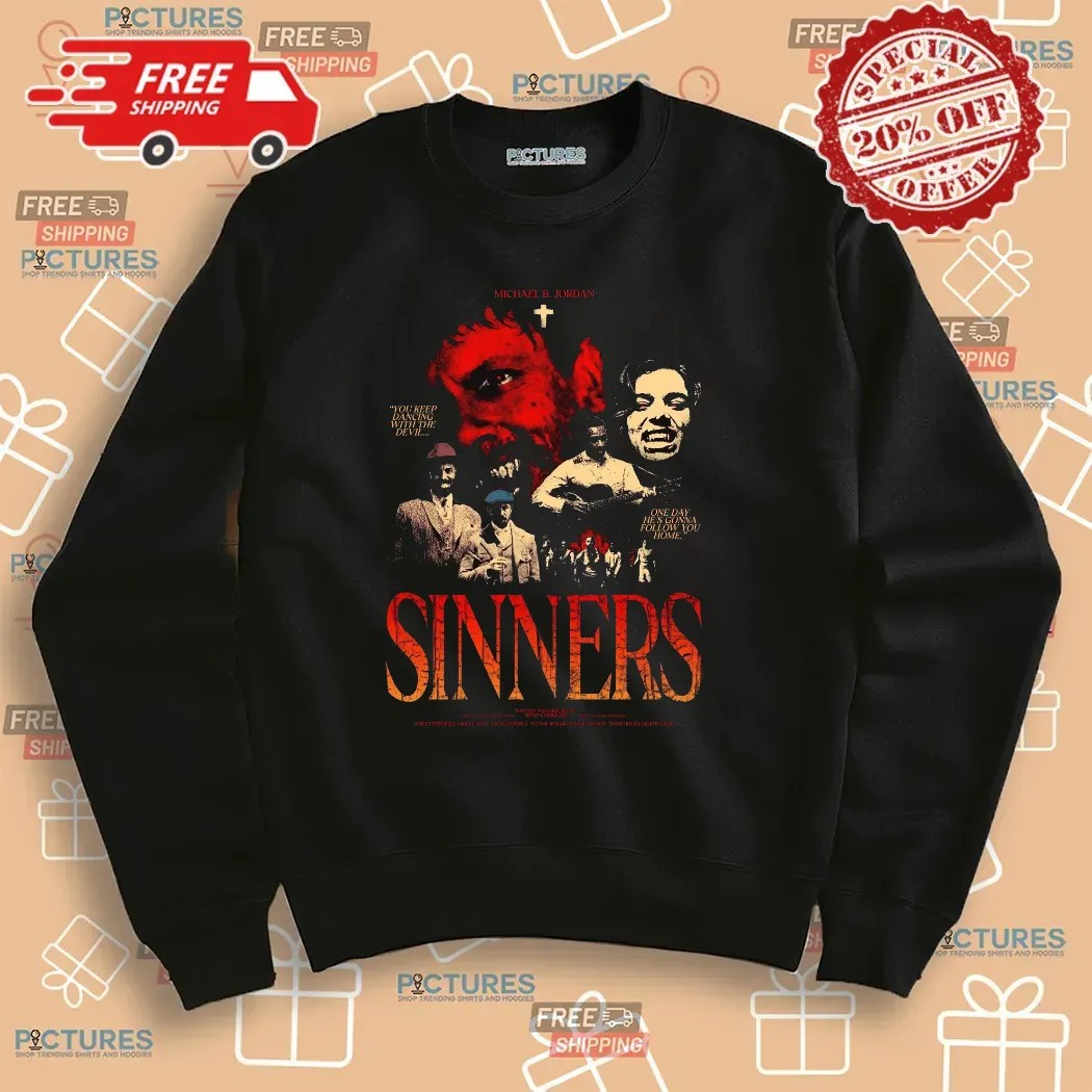 Sinner Michael B Jordan You Keep Dancing With The Devil One Day He's Gonna Follow You Home T Horror Movie T Shirt