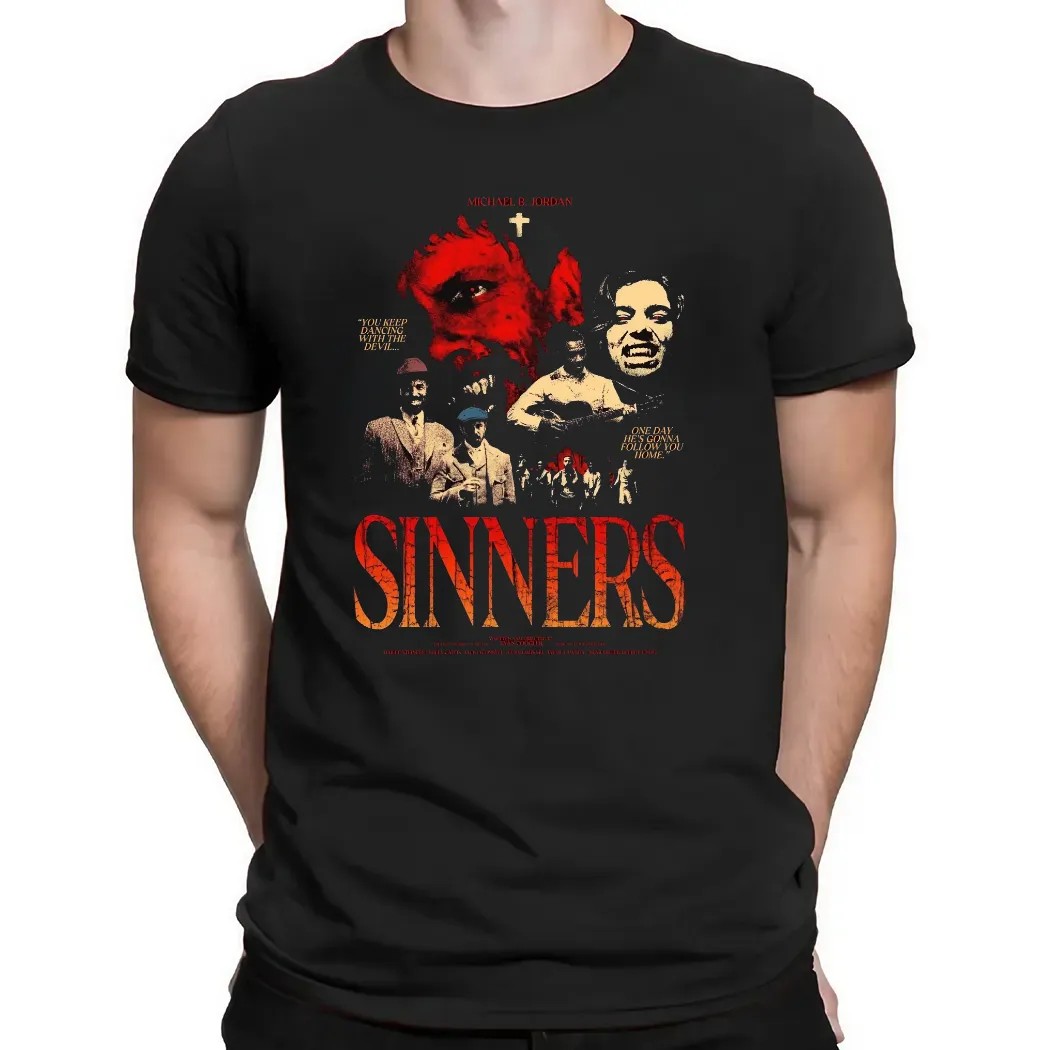 Sinner Michael B Jordan You Keep Dancing With The Devil One Day He's Gonna Follow You Home T Horror Movie T Shirt
