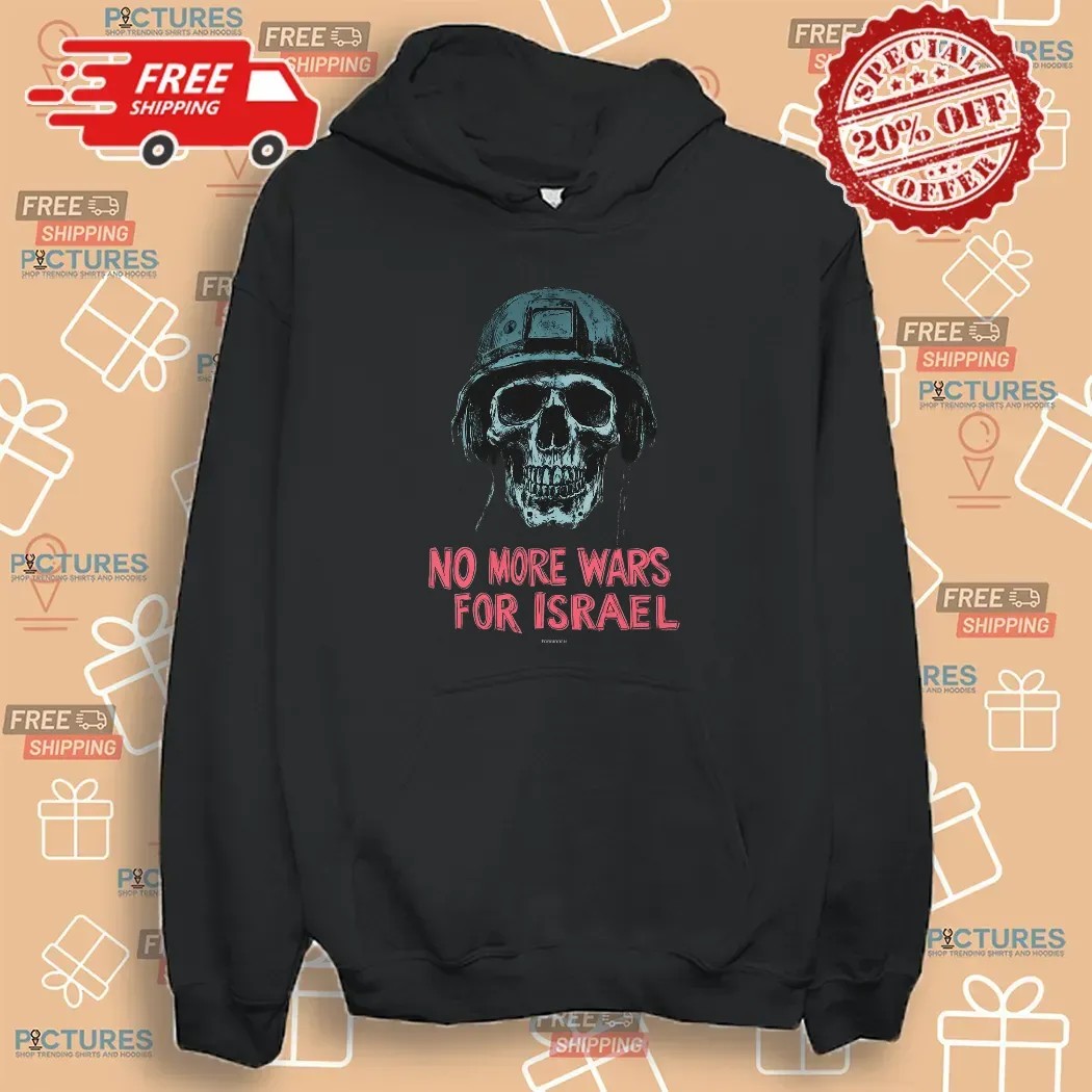 Skull Veterrant No More Wars For Israel T Shirt