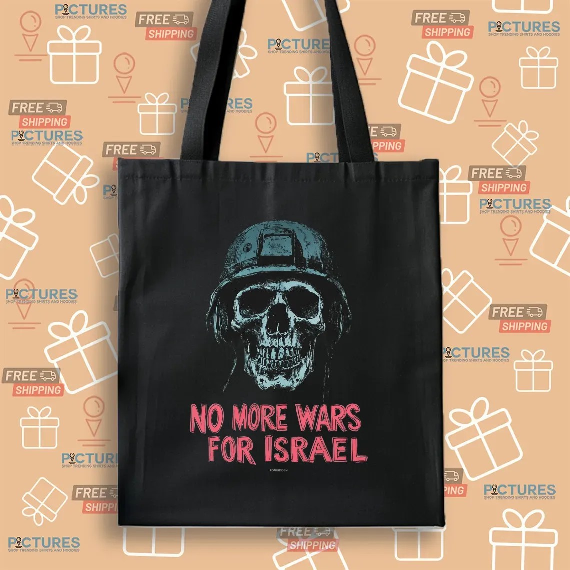 Skull Veterrant No More Wars For Israel T Shirt