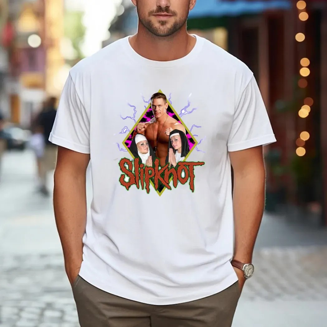 Slipknot John Cena Paris Hilton And Nicole Richie Nuns Our Pleasure Are Shallow T Shirt