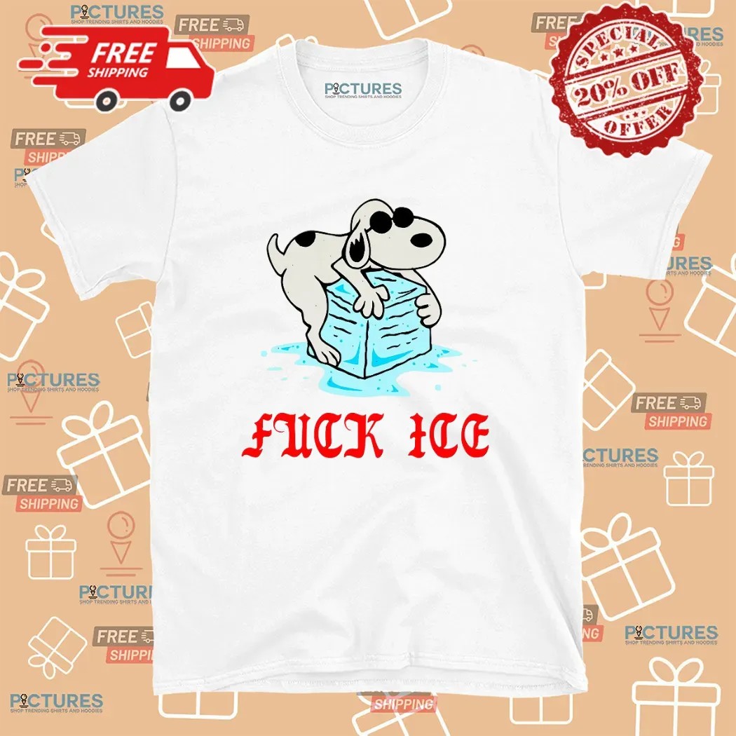 Snoopy The Peanuts Fuck Ice Immigrant Rights T Shirt