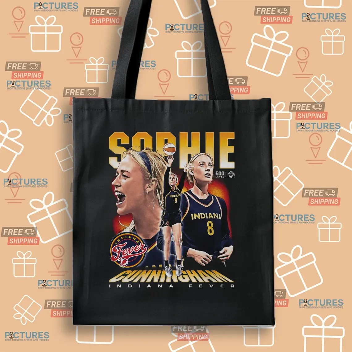 Sophie Cunningham Indiana Fever Vintage Bootleg T Shirt
