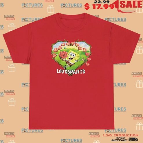 Spongebob Squarepants Lovelypants Cartoon T Shirt