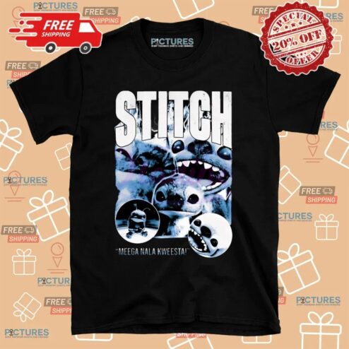 Stitch Collage Meega Nala Kweesta Disney Movie T Shirt